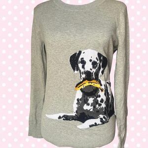 Banana-republic Women's Grey and Green Jumper